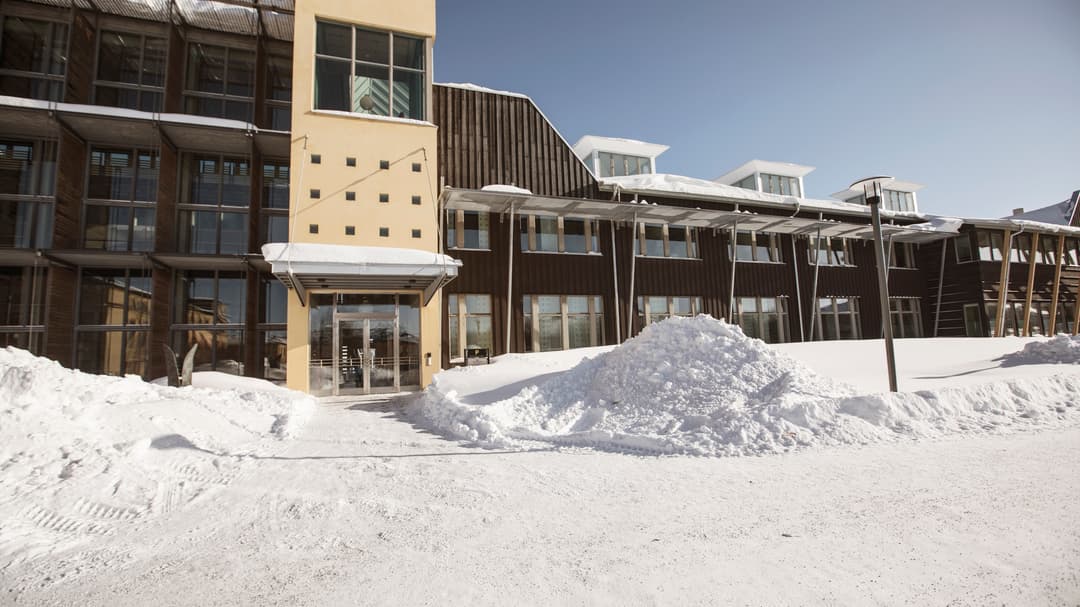 Vinterexteriör Campus Östersund