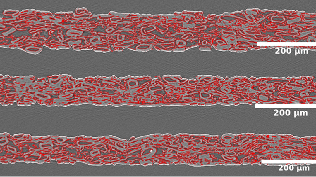 Image showing densification of CTMP-based paper by hot-pressing to improve dry and wet strength.