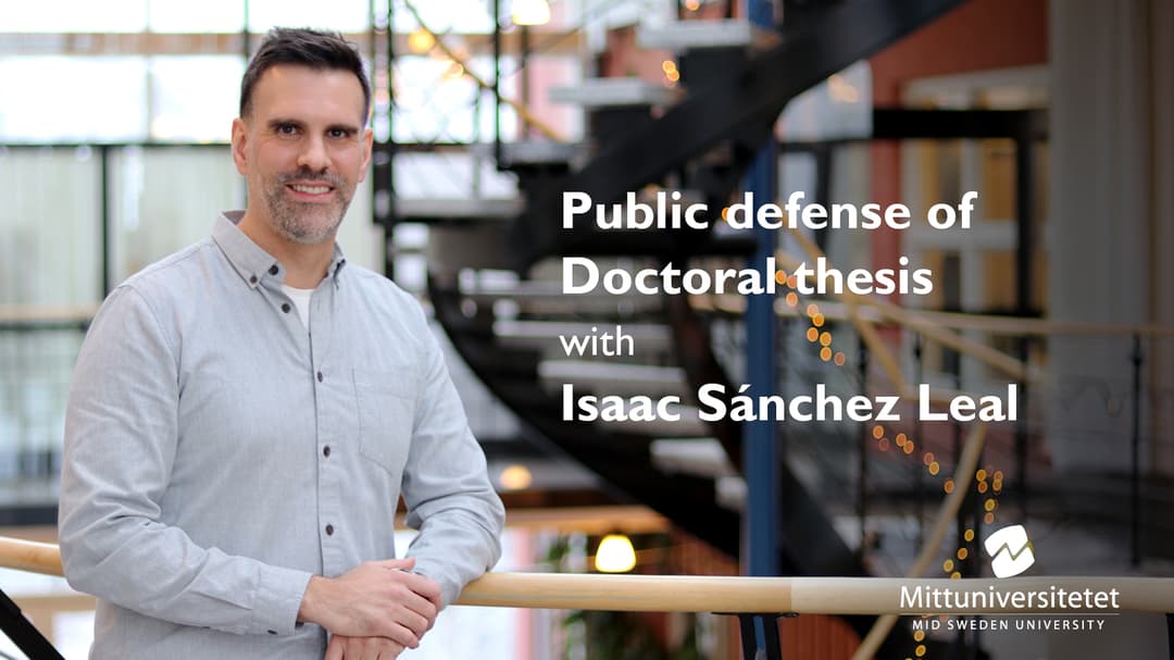 Public defense of Doctoral thesis   with Isaac Sánchez Leal