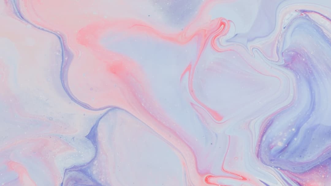 Marmoring in pastel colors