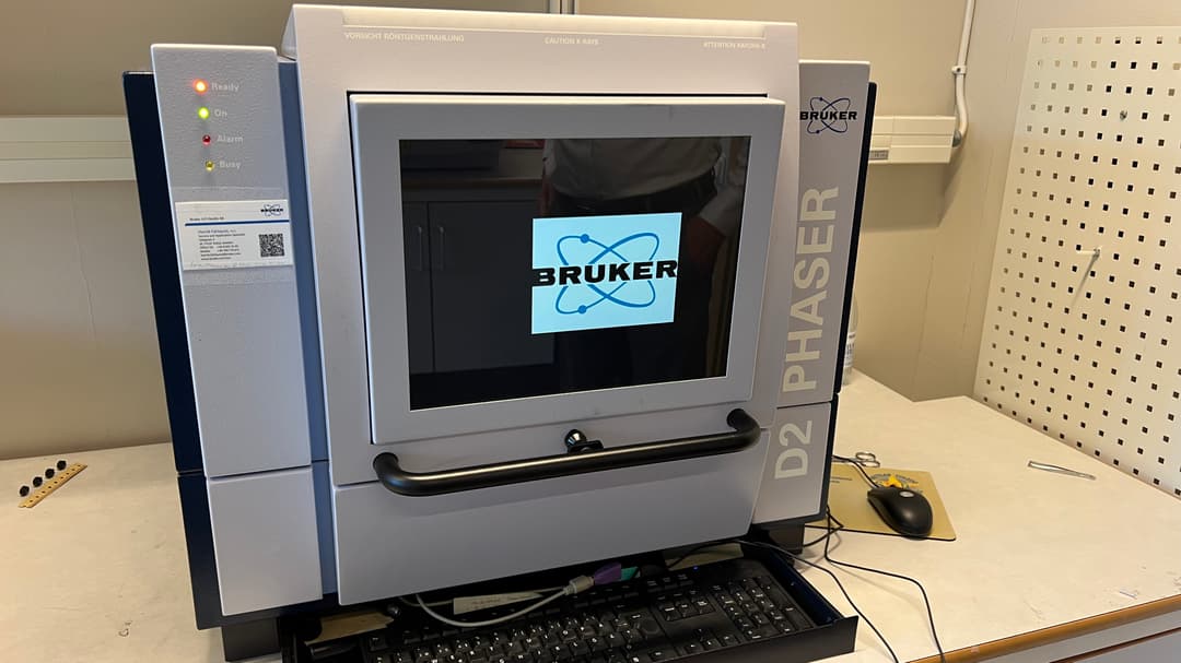 Analysis equipment in a laboratory.