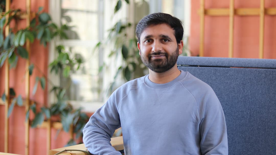 Erasmus trainee Muhammad Danish from the University of Calabria in Italy