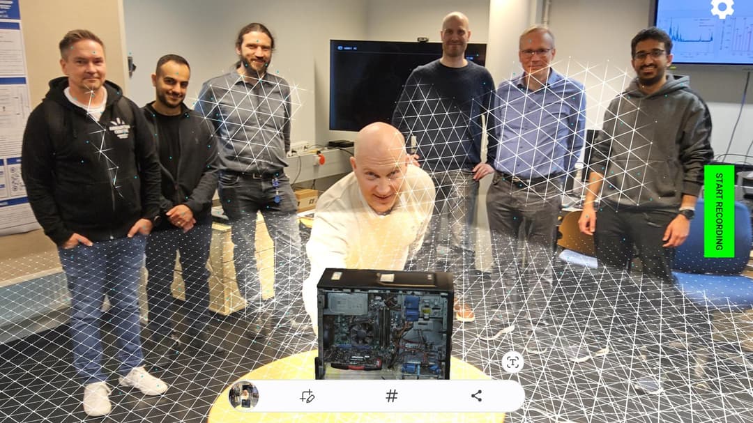 Project members from Immerse met i Oulu University 