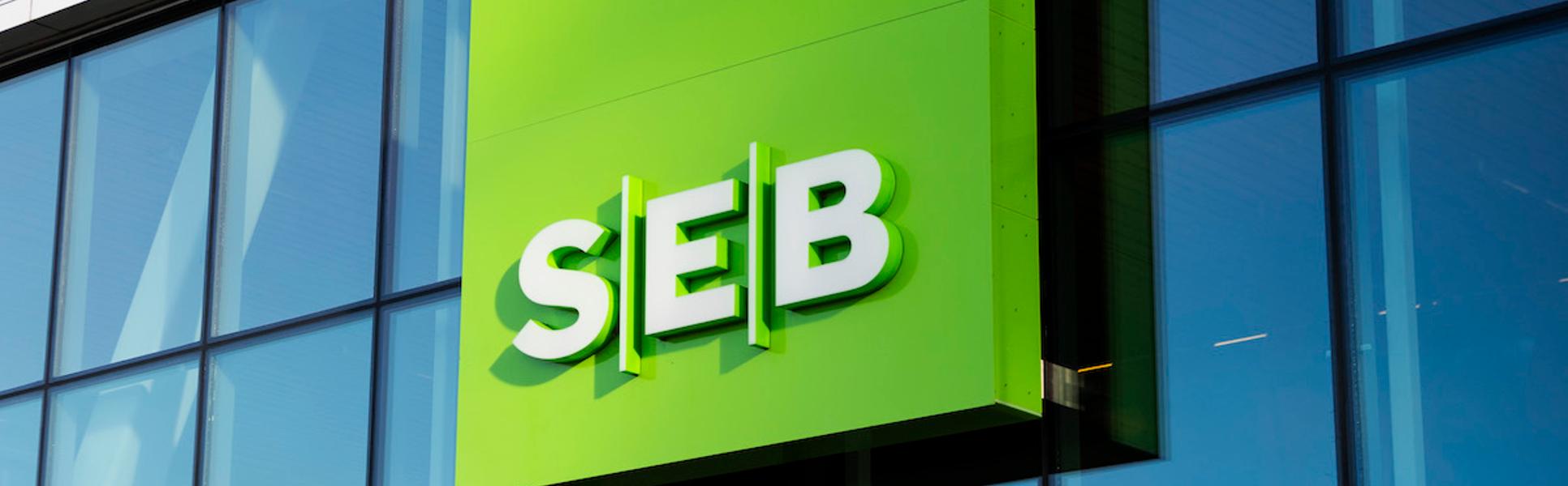 Logotyp för SEB banken i Sverige