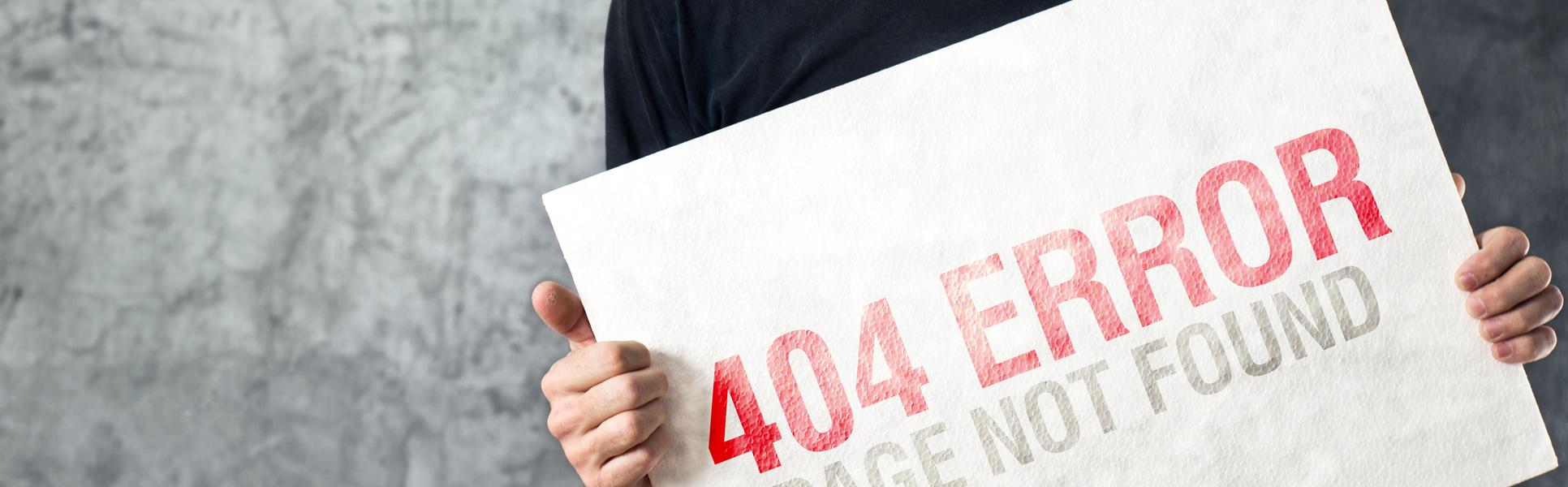 404 sidan finns inte
