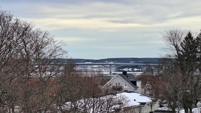 A picture over the Sundsvall bridge