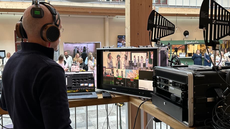 Mediaproduktion livesände avslutningen på YouTube