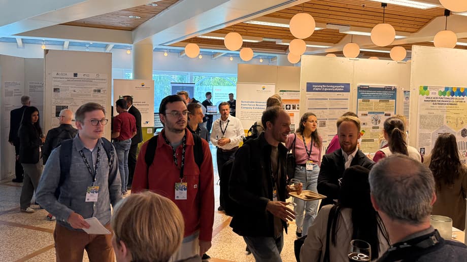 Over 100 posters were presented during the conference.