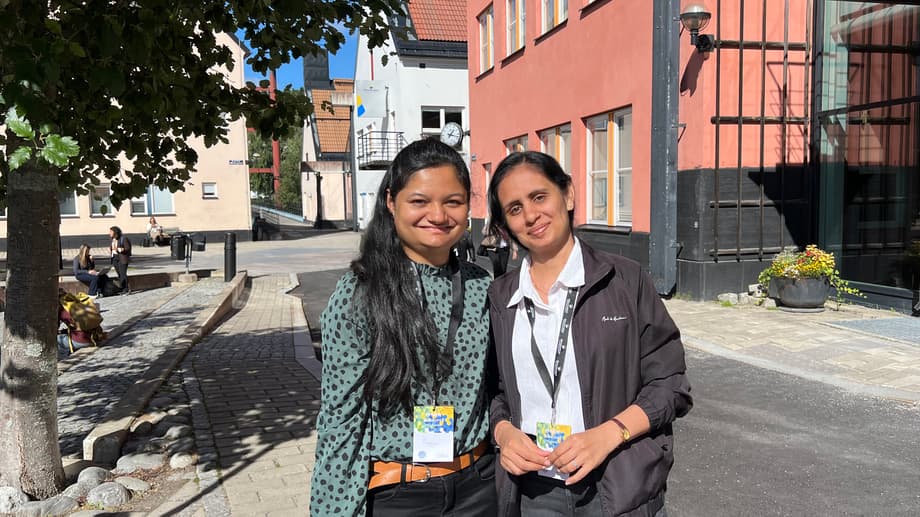  Pragya, who is a researcher at KU Leuven in Belgium, and Chhavi Verma, a researcher at KTH, were very satisfied with the conference.