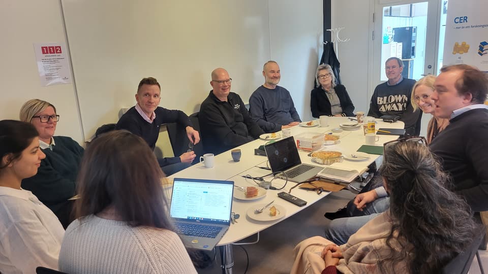 Meeting between CER and teachers from Sundsvalls Gymnasium