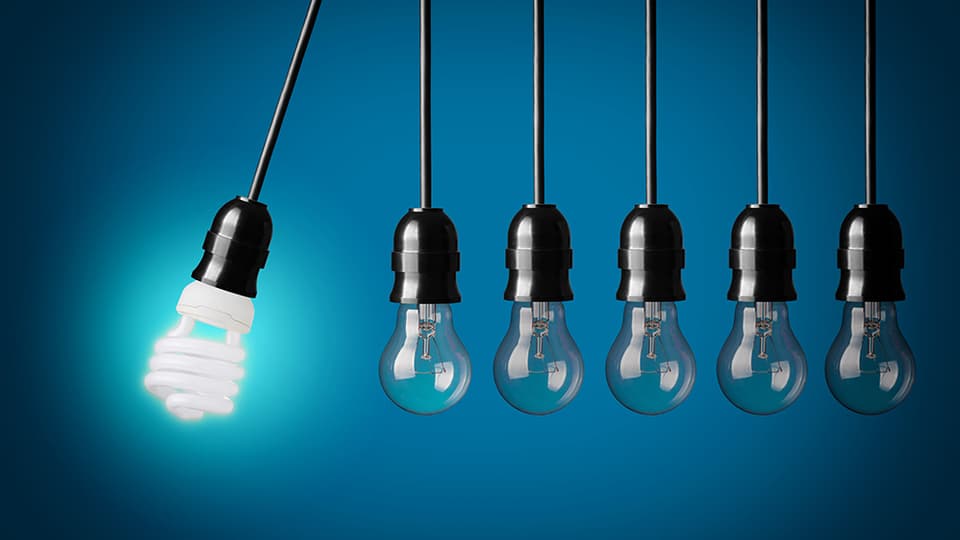 Glödlampa glödlampor energilampa 