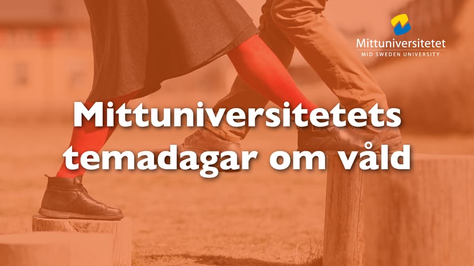 grafisk bild med två ben bakom orange ton.