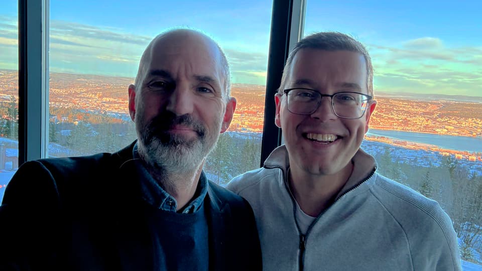 Jonas Harvard och Christian Burgers