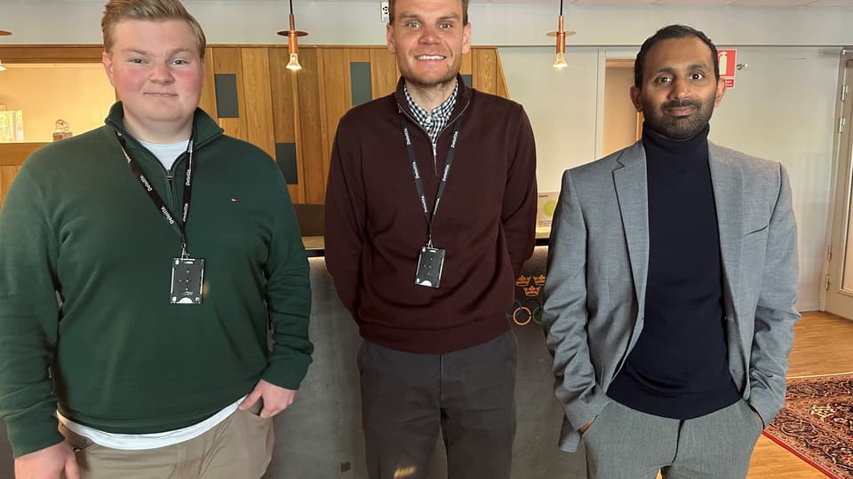 Philip Åkerman, Filip Andersson och Jon Nilsson