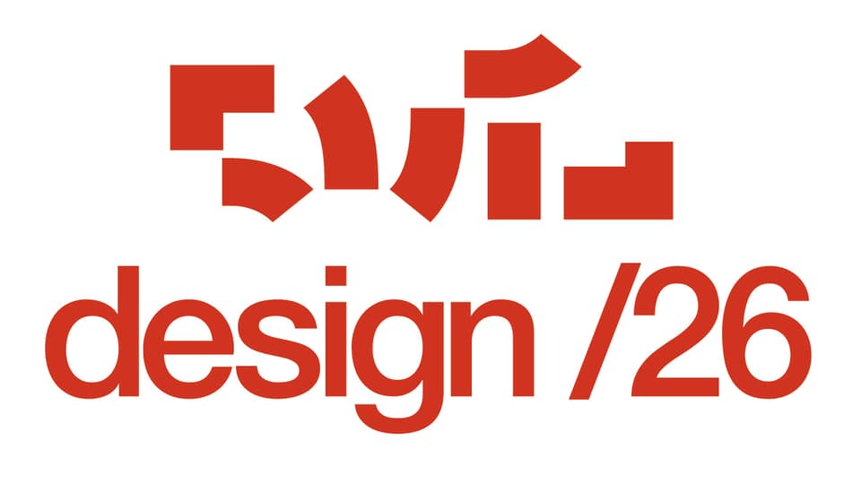 Rör logotyp med ordet design och siffran 26