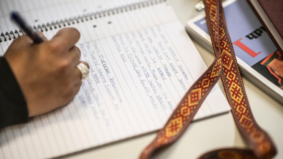 Hand writing