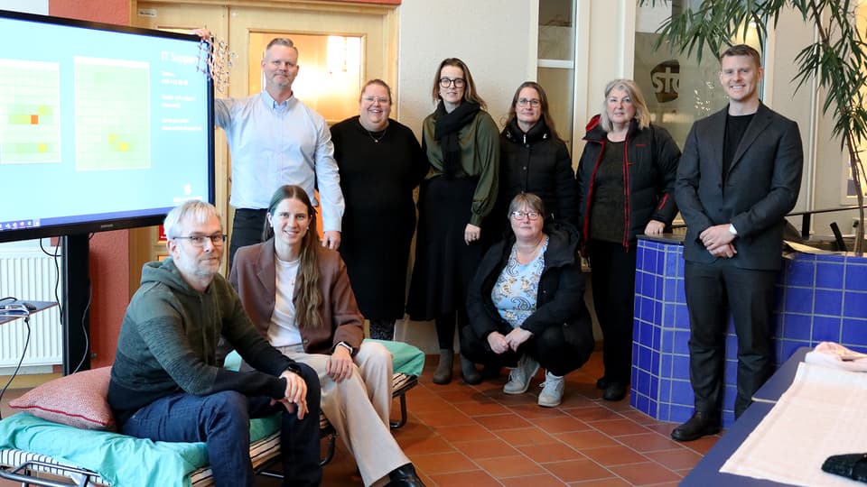 Group picture with participants in the Pressure research project