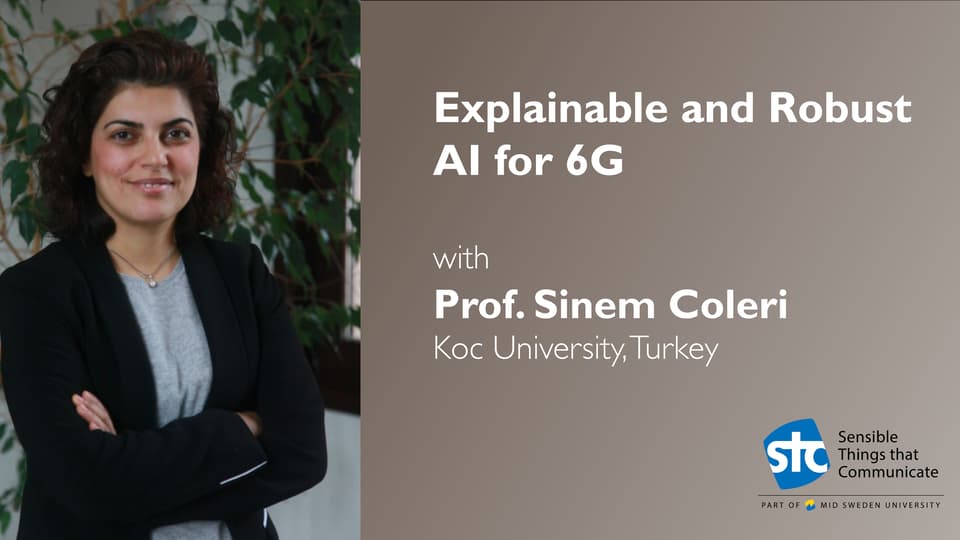 Guest lecture on "Explainable and Robust AI for 6G" with Prof. Sinem Coleri, Koc University, Turkey