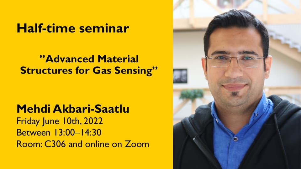 Halvtidsseminarium med Mehdi Akbari-Saatlu.