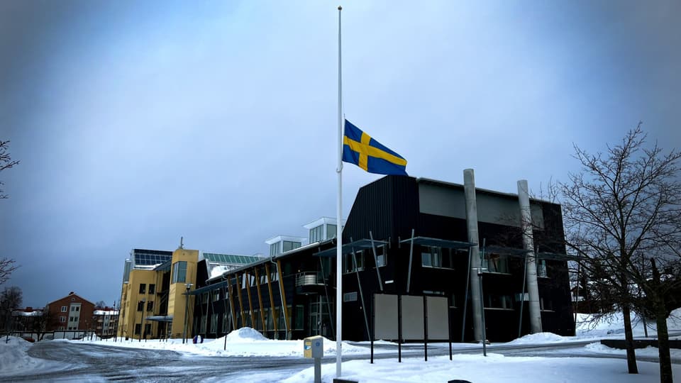 flag at half-mast
