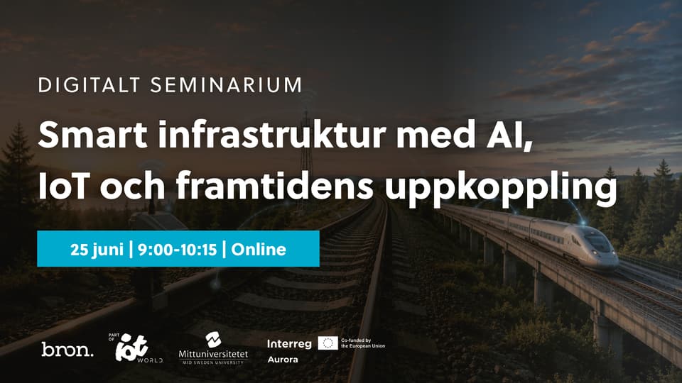 Smart infrastruktur med AI, IoT och framtidens uppkoppling