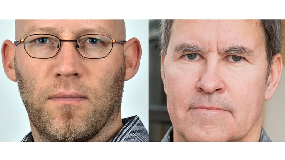 På bilden syns Jimmy Jaldemark och Peter Öhman