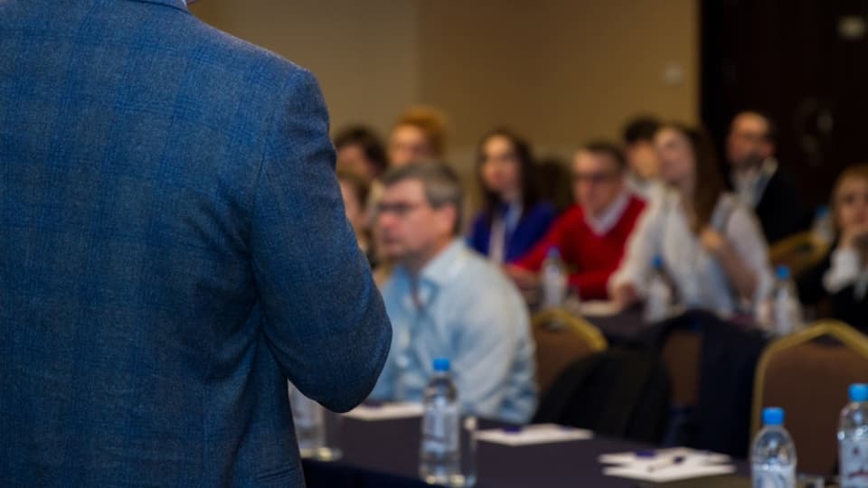 Participants at a conference