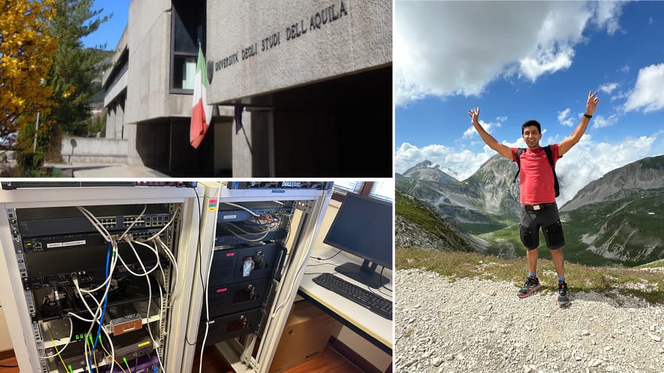 Research visit to L'Aquila
