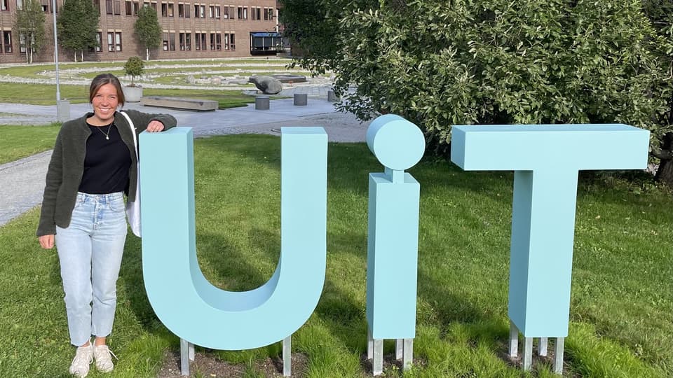Linnea Nordgren vid UiT, Norges Arktiska Universitet i Tromsö.