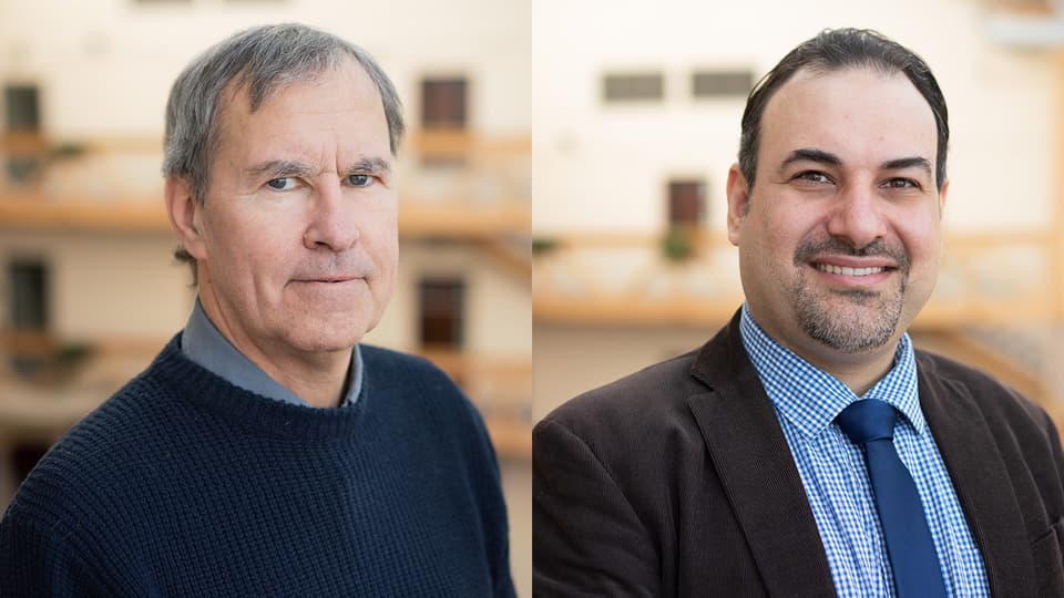 picture of Peter Öhman and Mustafa Nouralla