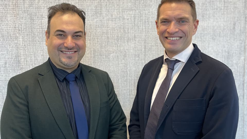 Föredrag den 25 november om det internationella finansiella systemet. på bilden medverkar Mustafa Nourallah och Anders Stenkrona