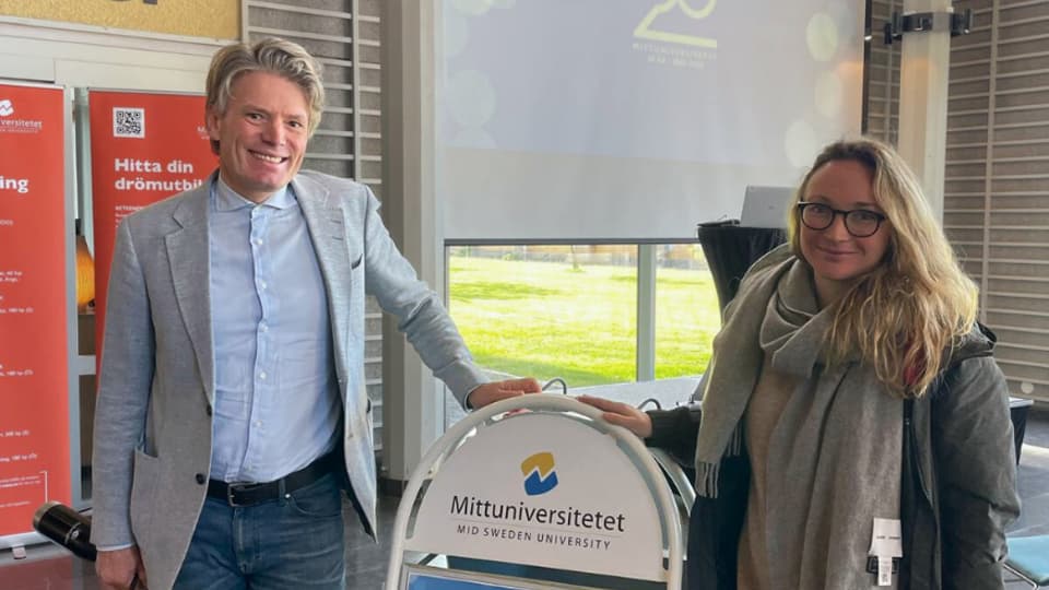 Mikael Lundholm och Ekaterina Zmyvalova