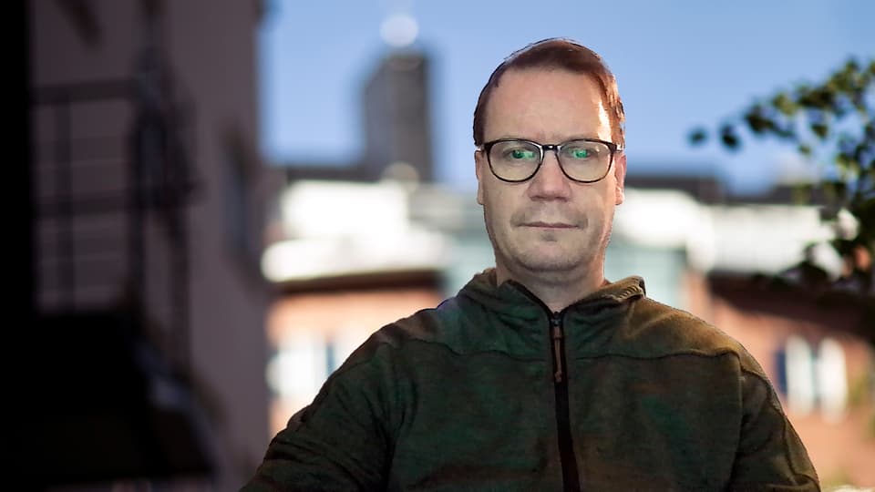 a man with glasses