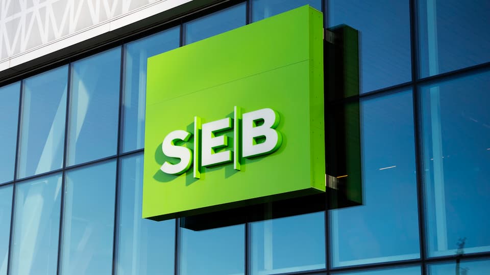 Logotyp för SEB banken i Sverige