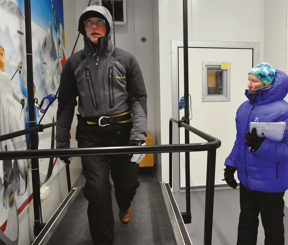 Study in the climate chamber