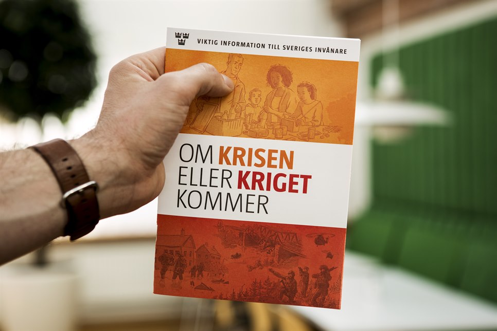 MSB:s broschyr "Om krisen eller kriget kommer"