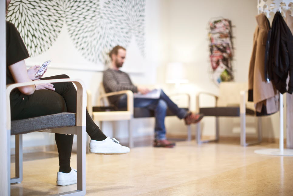 Väntrum, psykologimottagningen
