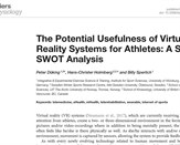 Artikel om VR för idrottare