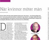 Bild av PDF-artikel om prestation där kvinnor jämförs med män
