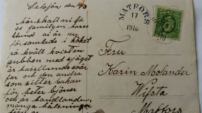 Riktiga vykort