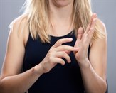 Woman Using Sign Language